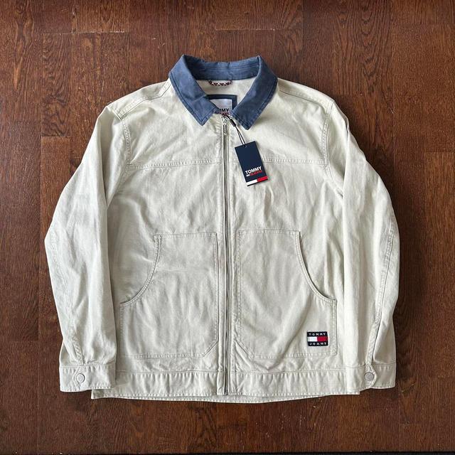 Tommy Hilfiger Men's Jacket - Tan/Cream - XL on Productcaster.