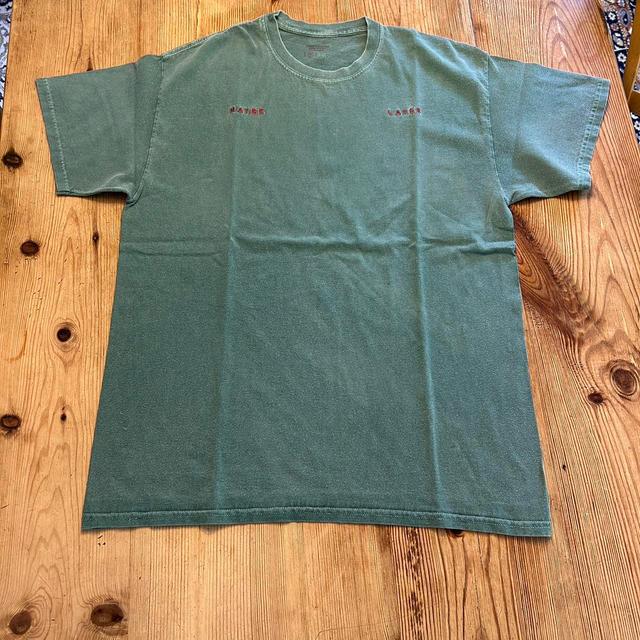 Urban Outfitters Men's T-shirt - Green/Khaki - S on Productcaster.