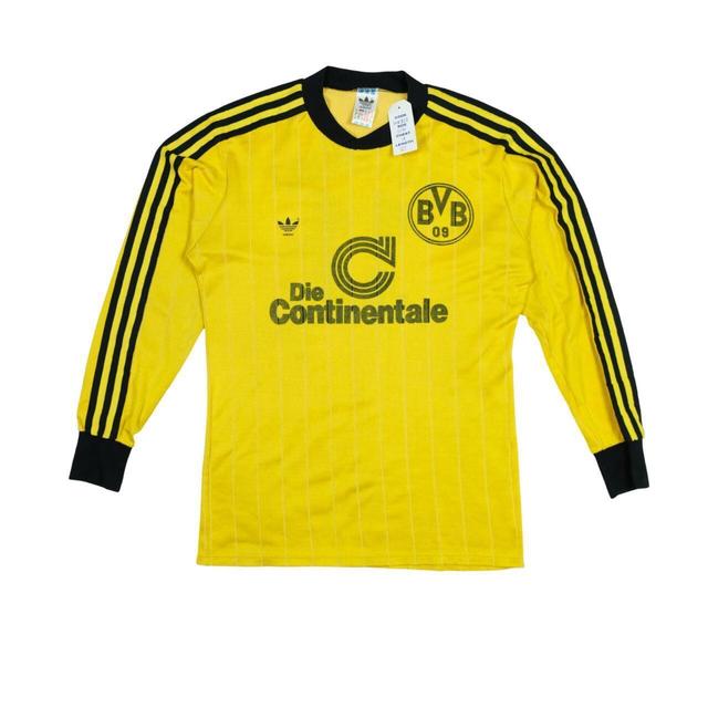 Adidas Men's T-shirt - Yellow - M on Productcaster.