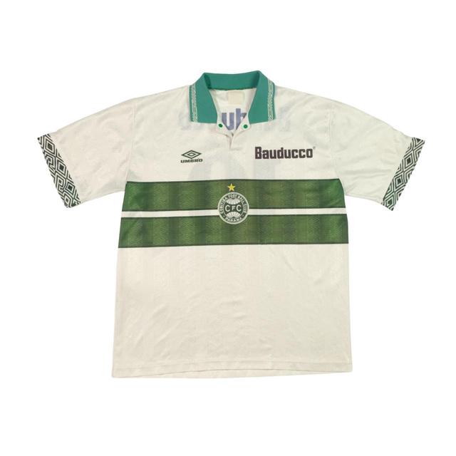 Umbro Men's T-shirt - White/Green - M on Productcaster.