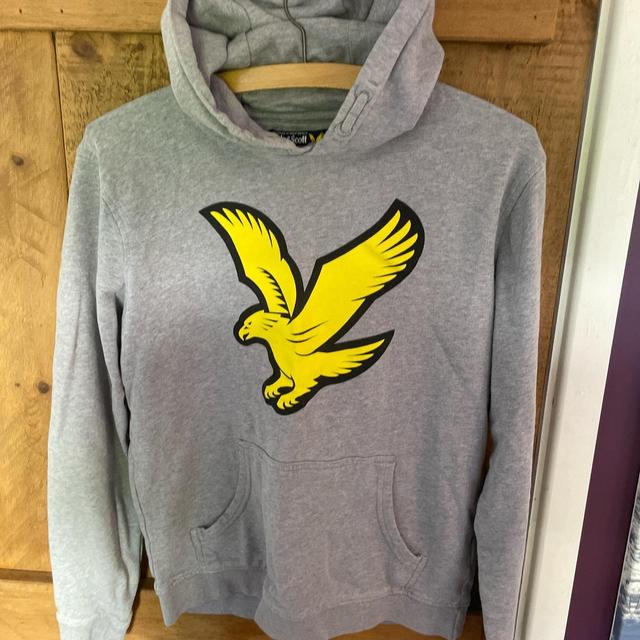 Lyle & Scott Kids' Hoodie - Grey/Yellow - 14 years on Productcaster.