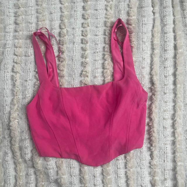 Stradivarius Women's Crop top - Pink - S on Productcaster.