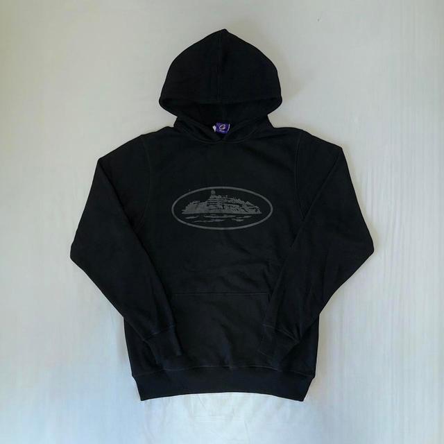 Corteiz Men's Hoodie - Black - S on Productcaster.