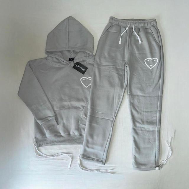 Carsicko Men's Jumpsuit - Grey/White - S on Productcaster.