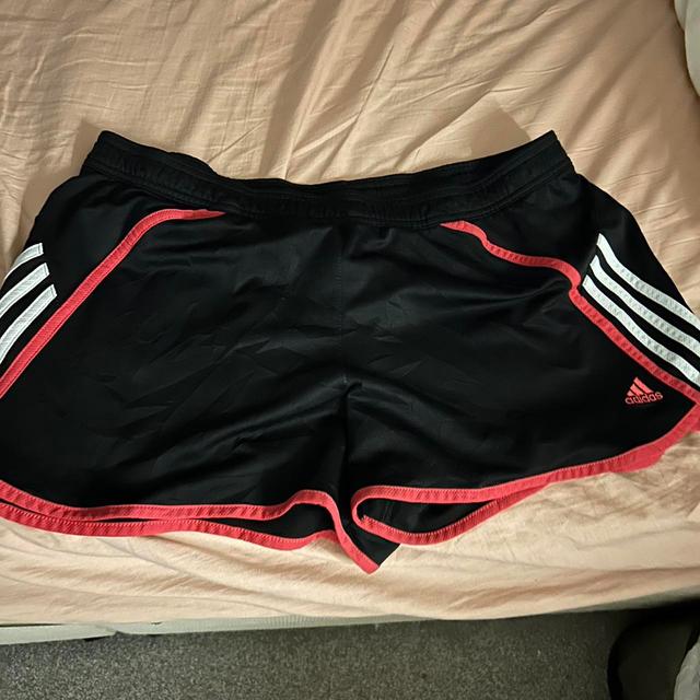 Adidas Originals Women's Shorts - Black/Pink - UK 16 on Productcaster.