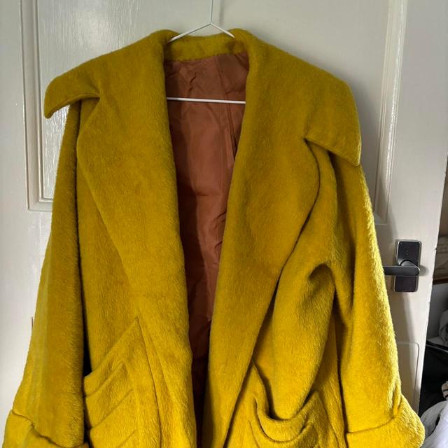 Women's Coat - Yellow/Gold - UK 8 on Productcaster.