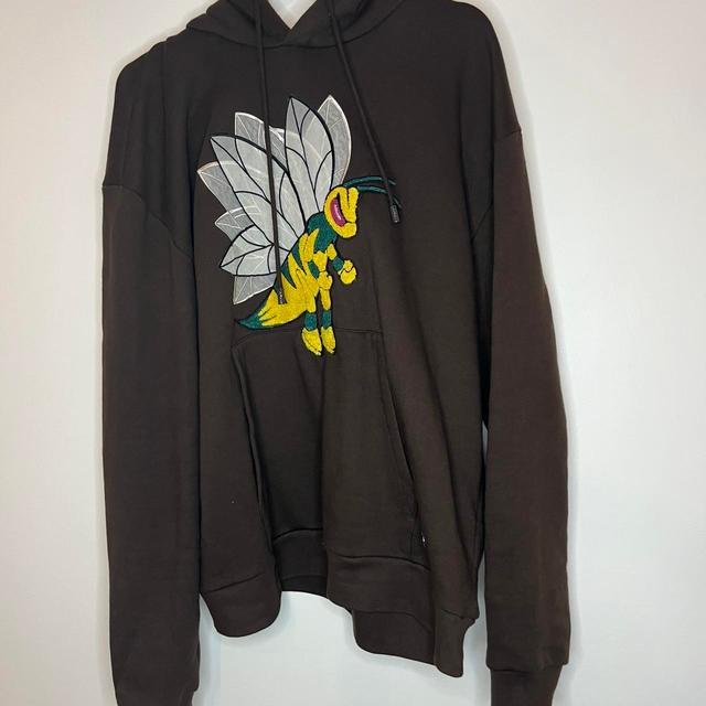 Louis Vuitton Men's Hoodie - Brown/Grey - L on Productcaster.