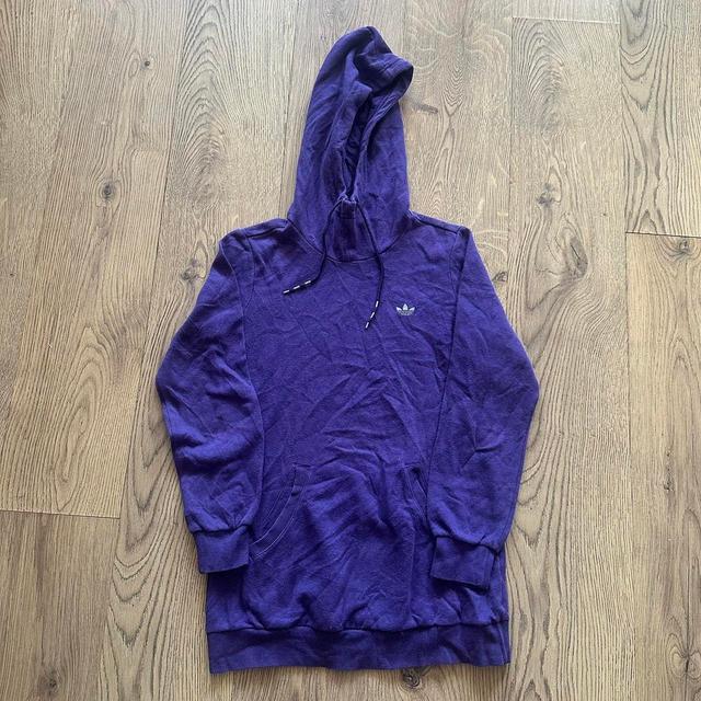 Adidas Women's Hoodie - Purple - 8 on Productcaster.