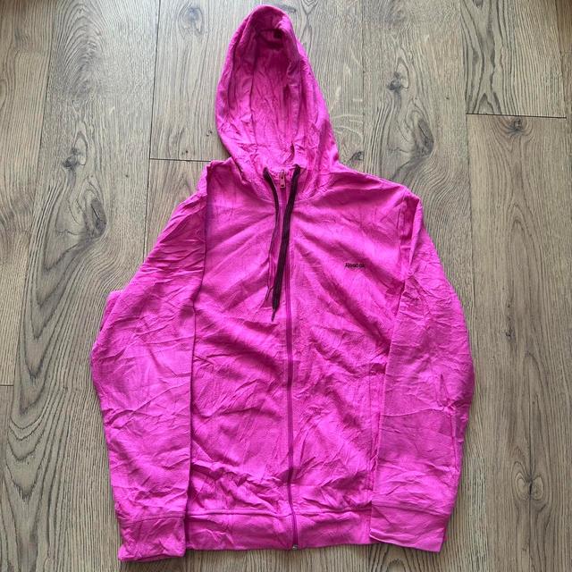 Reebok Women's Hoodie - Pink - XL on Productcaster.