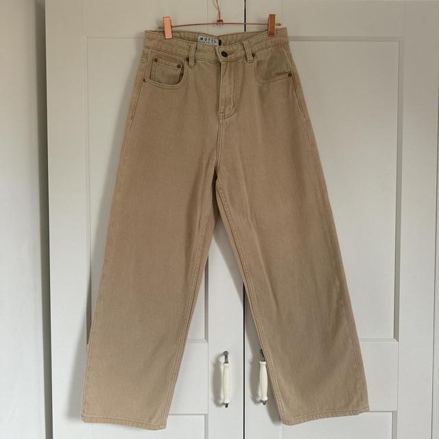 Motel Women's High waisted Jeans - Tan - S on Productcaster.