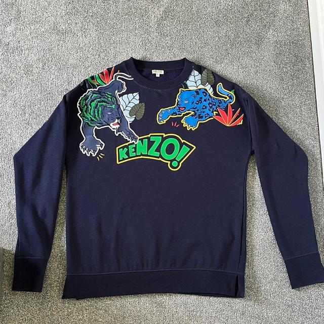 Kenzo Men's Sweatshirt - Navy - S on Productcaster.