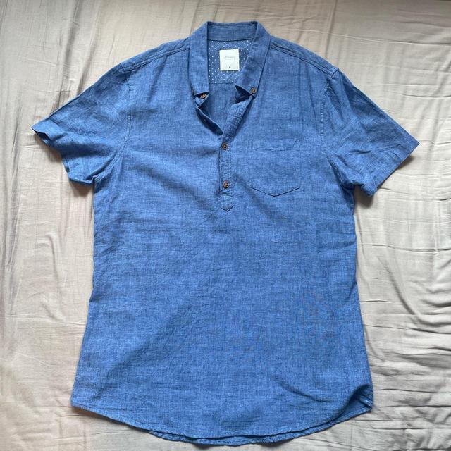 Burton Men's Shirt - Blue/Navy - M on Productcaster.