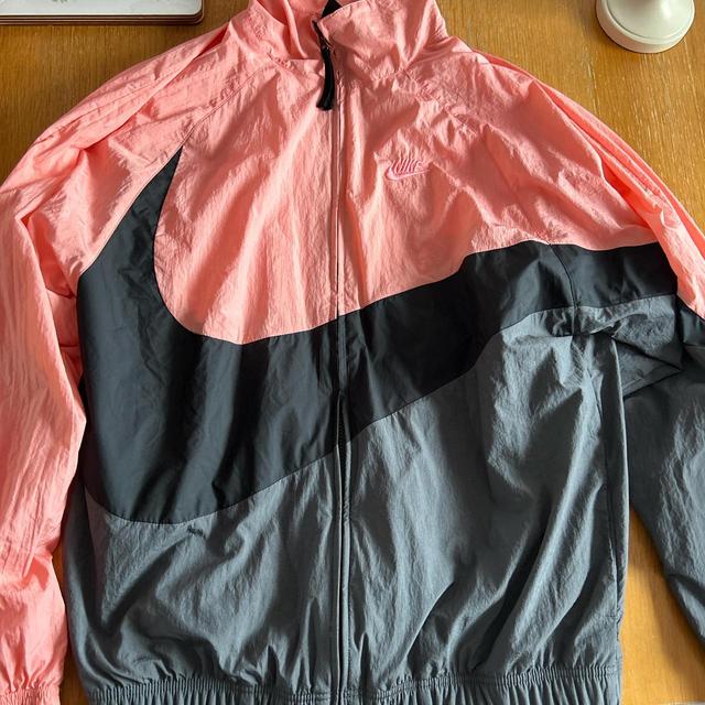 Nike Men's Jacket - Pink/Black - S on Productcaster.