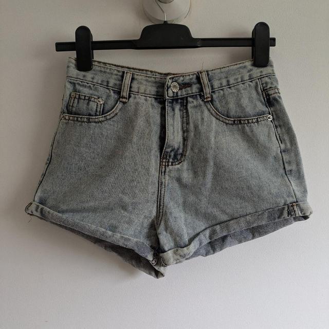 Vintage Supply Women's Shorts - Grey/Blue - S on Productcaster.