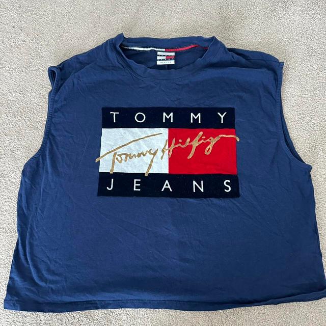 Tommy Hilfiger Women's Vest - Blue/Navy - 10 on Productcaster.