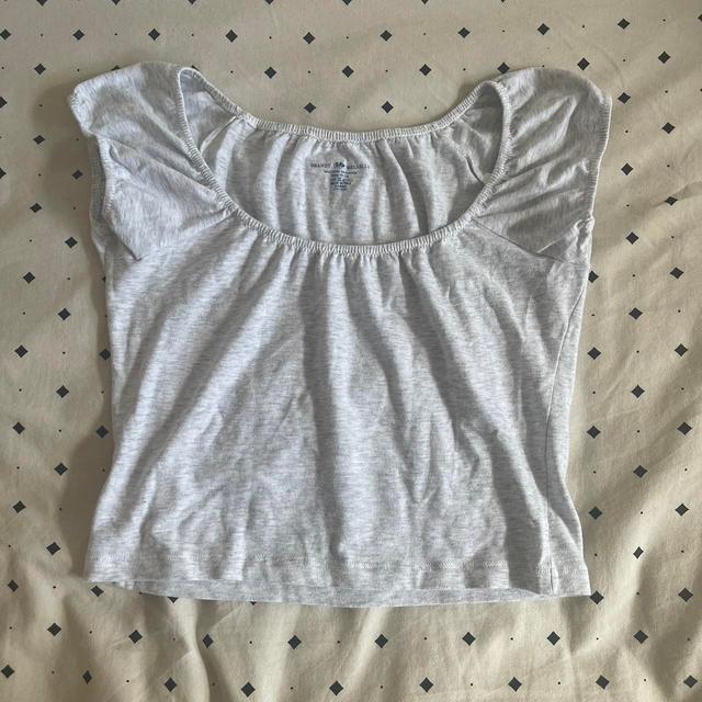 Brandy Melville Women's Crop top - Grey - One size on Productcaster.