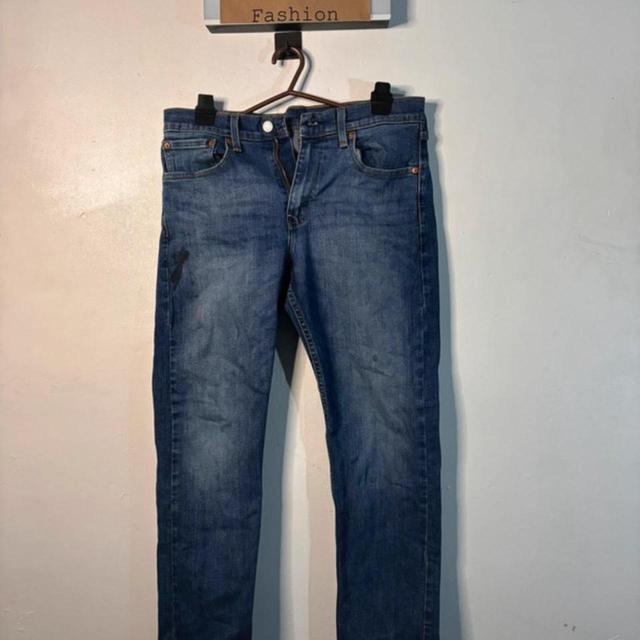 Levi's Men's Slim Jeans - Blue/Navy - 32" on Productcaster.