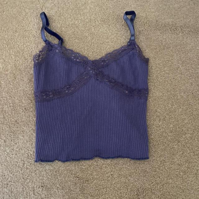 Urban Outfitters Women's Crop top - Purple - 8 on Productcaster.