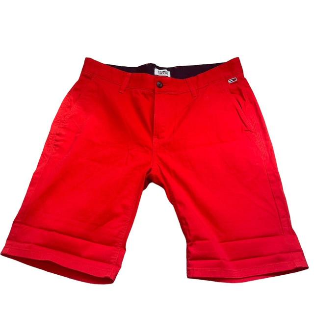 Tommy Hilfiger Men's Shorts - Red - 34" on Productcaster.