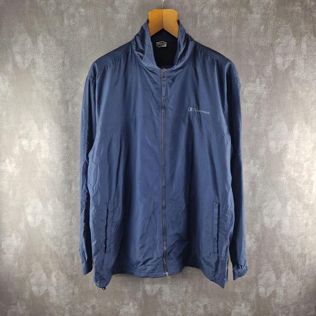 Champion Men's Jacket - Navy - M on Productcaster.