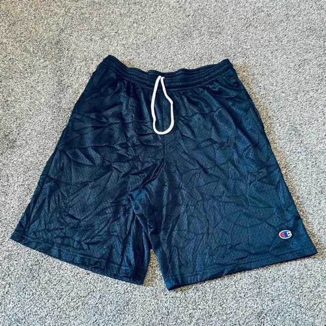 Champion Men's Shorts - Navy/White - S on Productcaster.