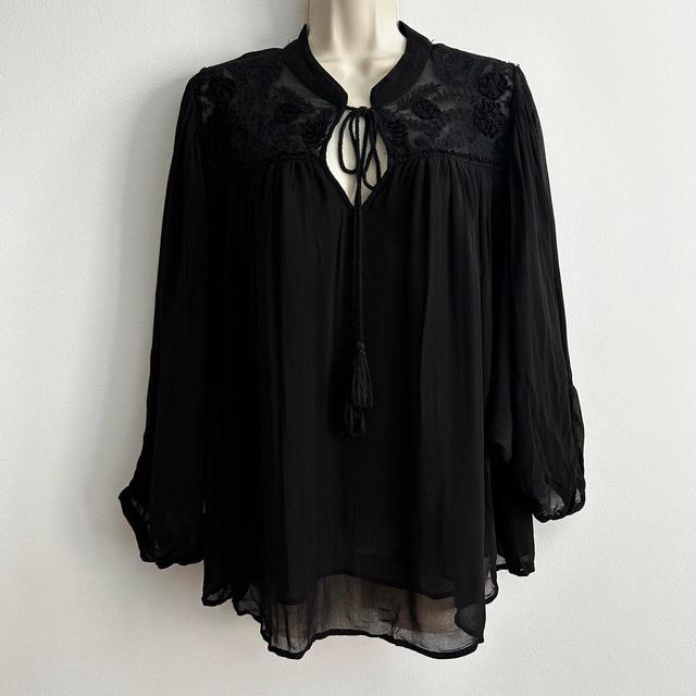 Zara Women's Blouse - Black - S on Productcaster.