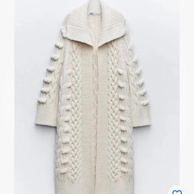 Zara Women's Coat - White/Cream - M on Productcaster.