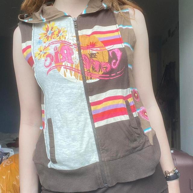 Next Women's Vest - Brown/Multi - S on Productcaster.