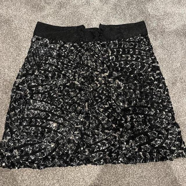 Zara Women's Party Skirt - Black - XS on Productcaster.