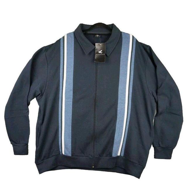 Vintage Men's Jacket - Blue - XL on Productcaster.