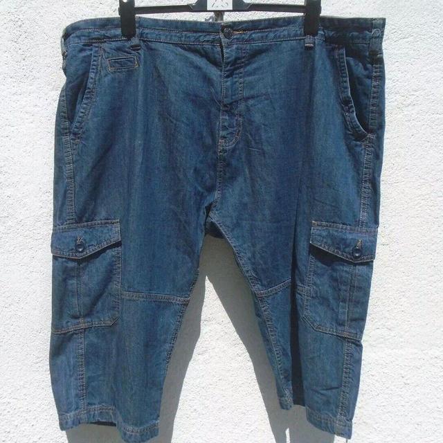 Vintage Men's Shorts - Blue on Productcaster.