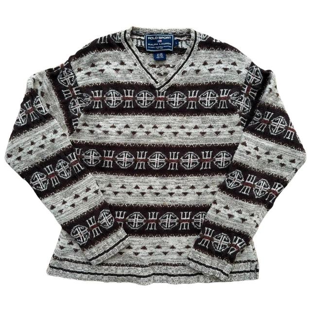 Polo Sport Men's Sweatshirt - Brown/Multi - L on Productcaster.