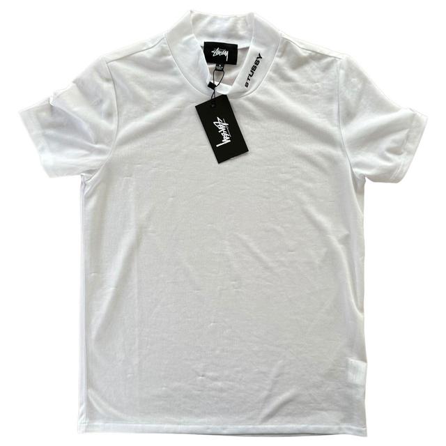 Stüssy Men's T-shirt - White - S on Productcaster.