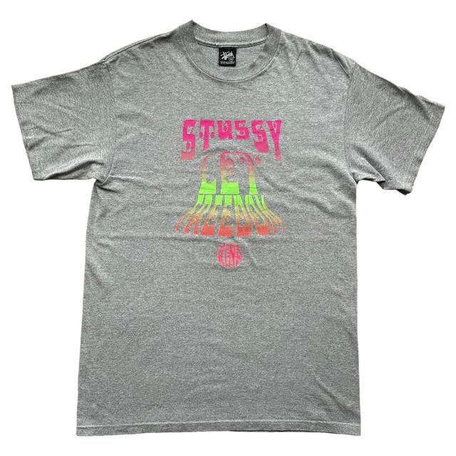 Stüssy Men's T-shirt - Grey - M on Productcaster.