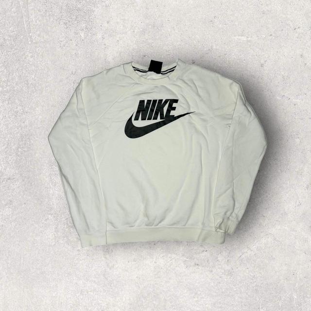 Nike Men's Sweatshirt - White/Black - M on Productcaster.