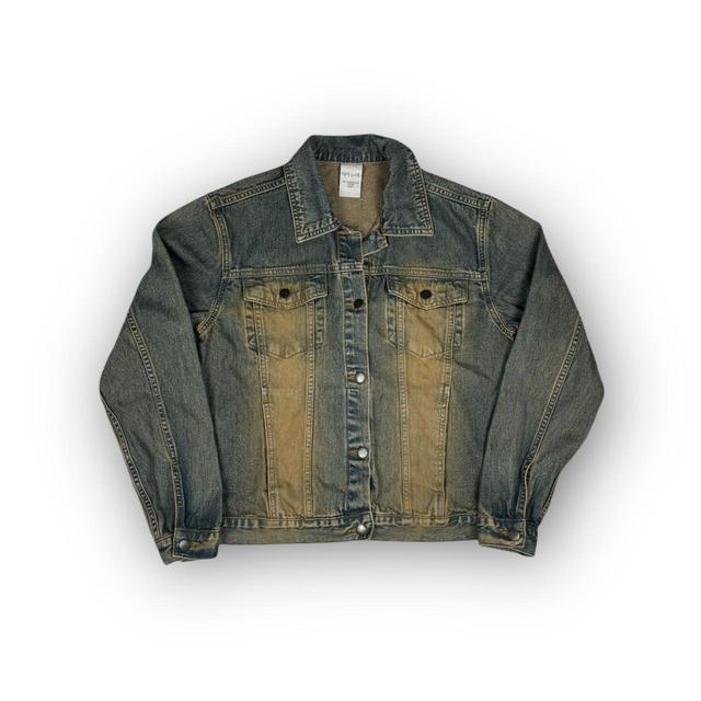 Vintage Men's Jacket - Blue/Navy - S on Productcaster.