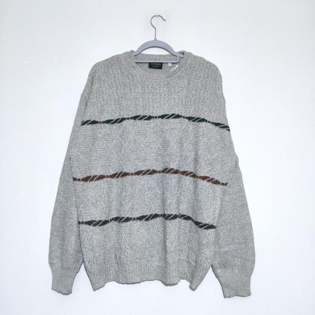 American Vintage Men's Jumper - Grey - L on Productcaster.