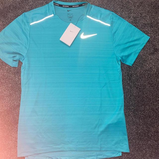 Nike Men's T-shirt - Blue - S on Productcaster.