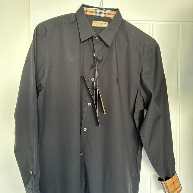 Burberry Men's Shirt - Black - XL on Productcaster.