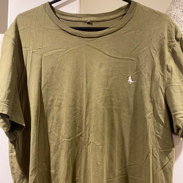 Jack Wills Men's T-shirt - Khaki/Green - M on Productcaster.