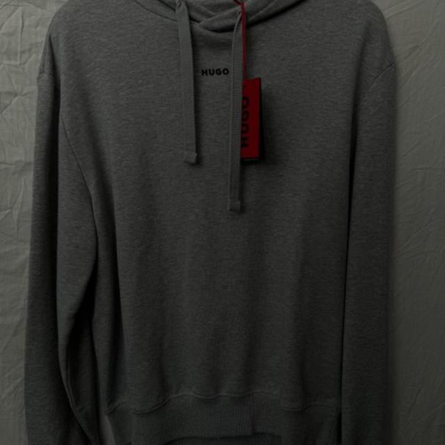 Hugo Boss Men's Hoodie - Grey - XS on Productcaster.