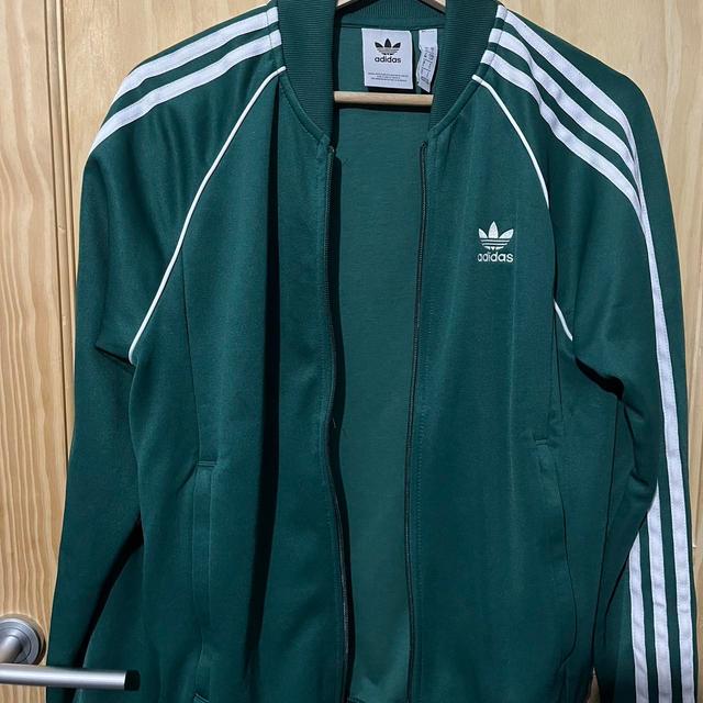 Adidas Originals Men's Jacket - Green - S on Productcaster.