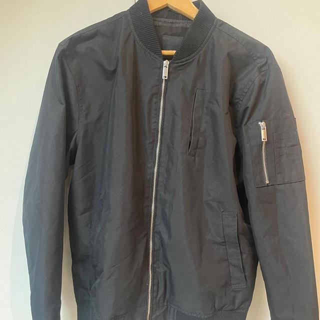 River Island Men's Bomber Jacket - Black - L on Productcaster.