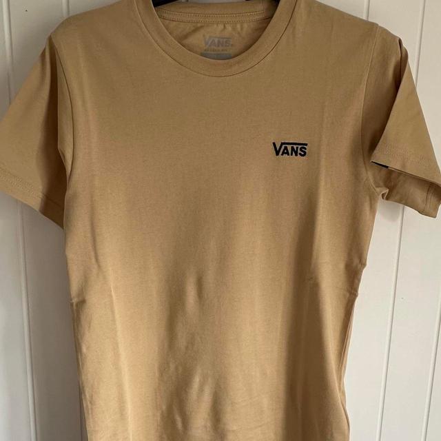 Vans Men's T-shirt - Tan/Cream - XS on Productcaster.