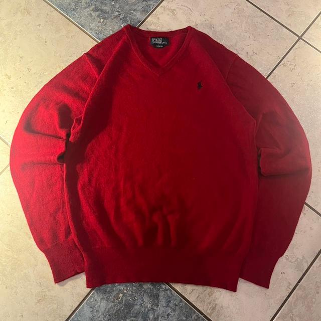 Polo Ralph Lauren Men's Jumper - Red - XS on Productcaster.