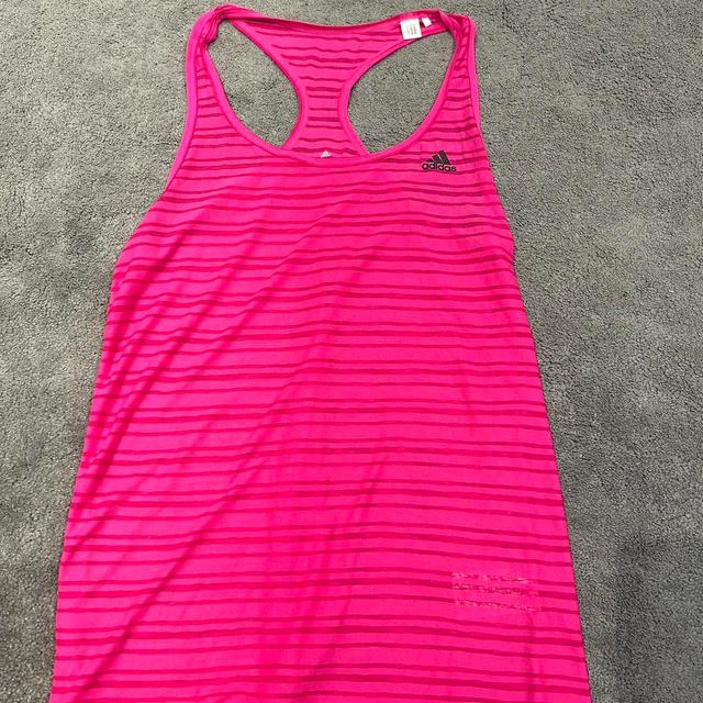 Adidas Women's Vest - Pink - 8 on Productcaster.