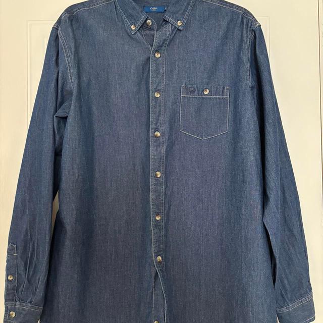 Cotton Traders Men's Shirt - Blue/Navy - M on Productcaster.