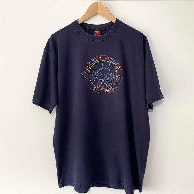 Mickey Unlimited Men's T-shirt - Navy - XL on Productcaster.