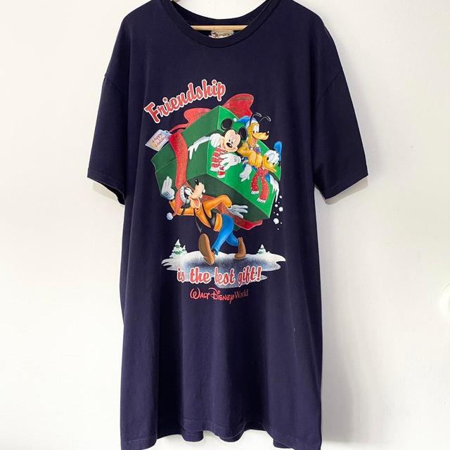 Disney Women's T-shirt - Navy - XXL on Productcaster.