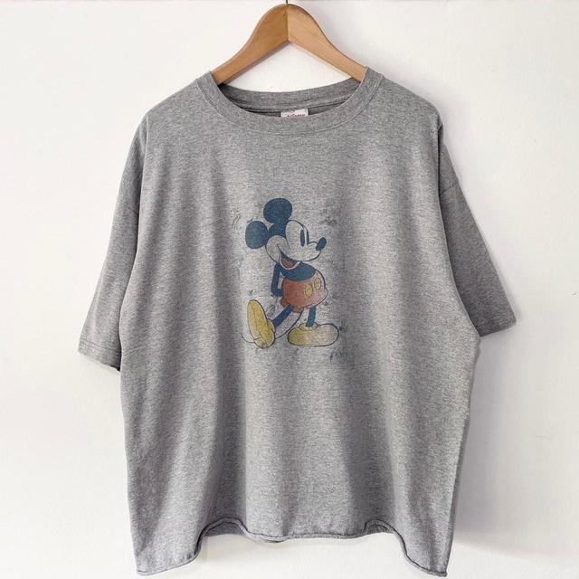 Disney Women's T-shirt - Grey/Multi - XL on Productcaster.